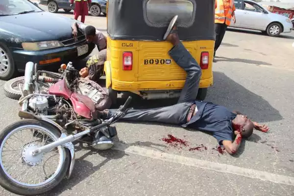 Photos; Accident Simulation Causes Scare In Niger State. See What Happened